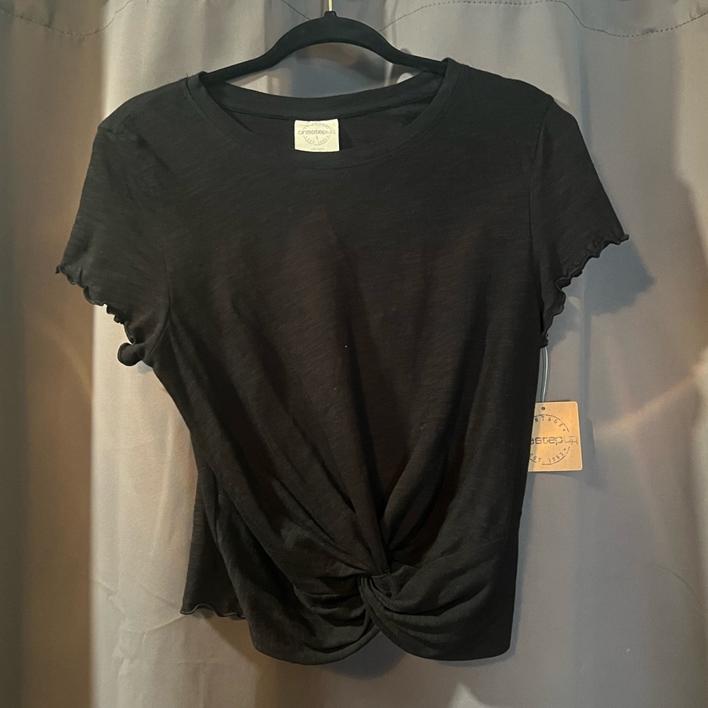 NWT Baby Tee with Twist Front
